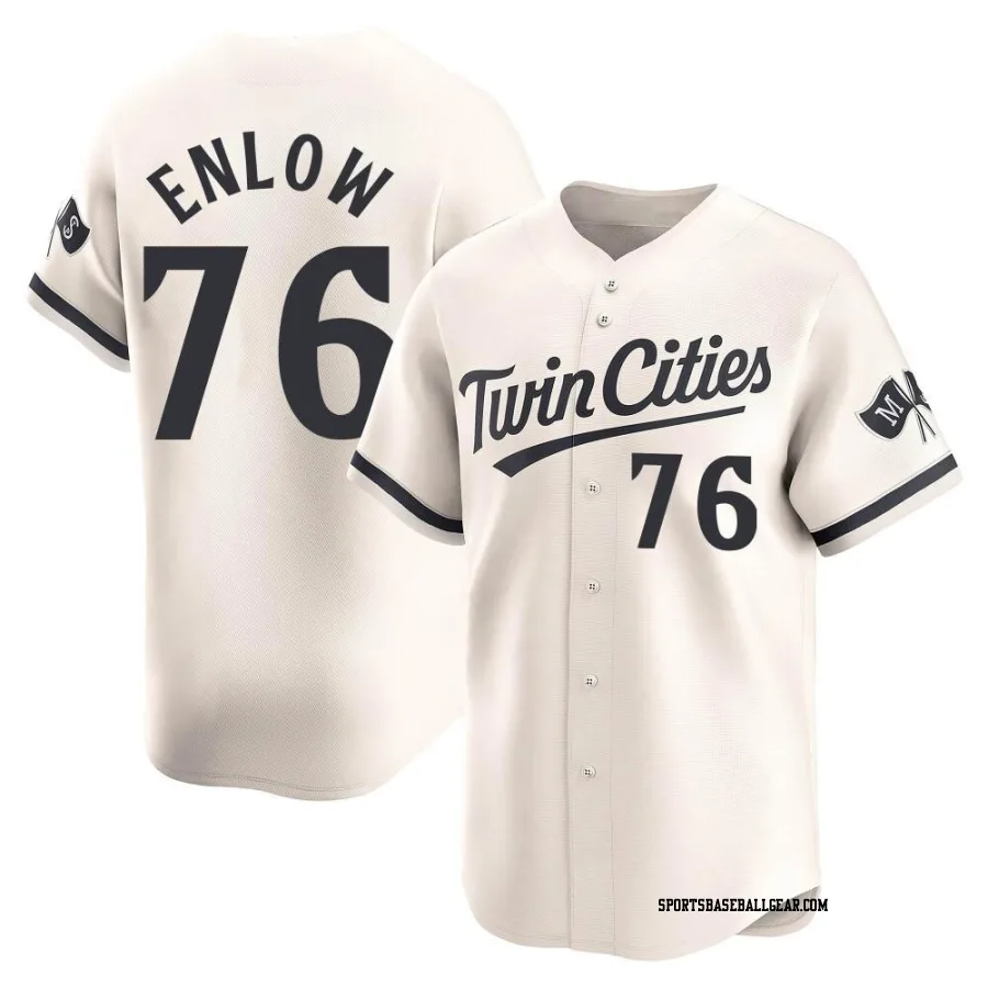 Blayne Enlow Men's Minnesota Twins Cream Limited Alternate Jersey