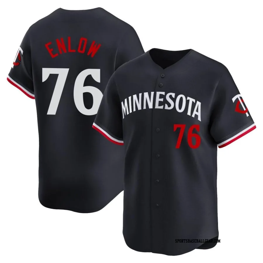 Blayne Enlow Men's Minnesota Twins Navy Limited Alternate Jersey