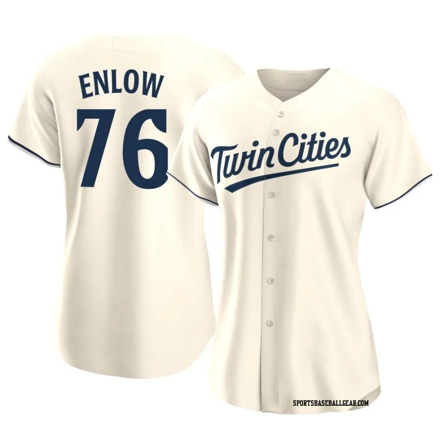 Blayne Enlow Women's Minnesota Twins Cream Authentic Alternate Jersey