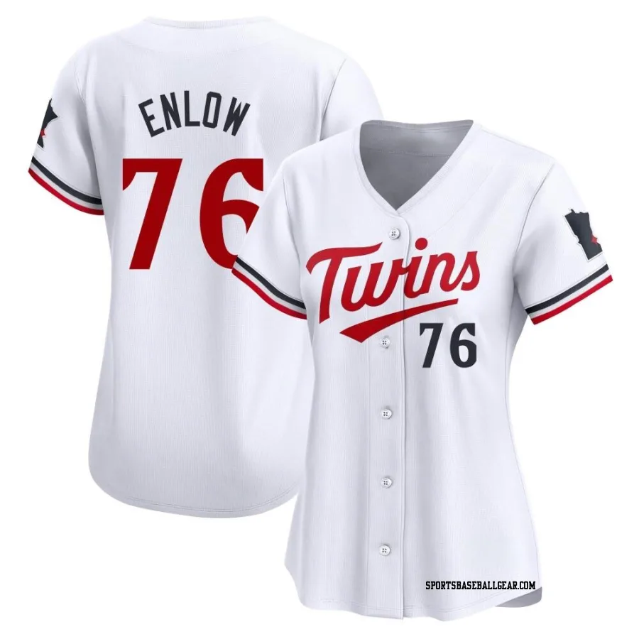 Blayne Enlow Women's Minnesota Twins White Limited Home Jersey