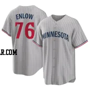 Blayne Enlow Youth Minnesota Twins Gray Replica Road Jersey