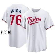 Blayne Enlow Youth Minnesota Twins White Replica Home Jersey