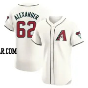 Blaze Alexander Men's Arizona Diamondbacks Cream Elite Home Jersey