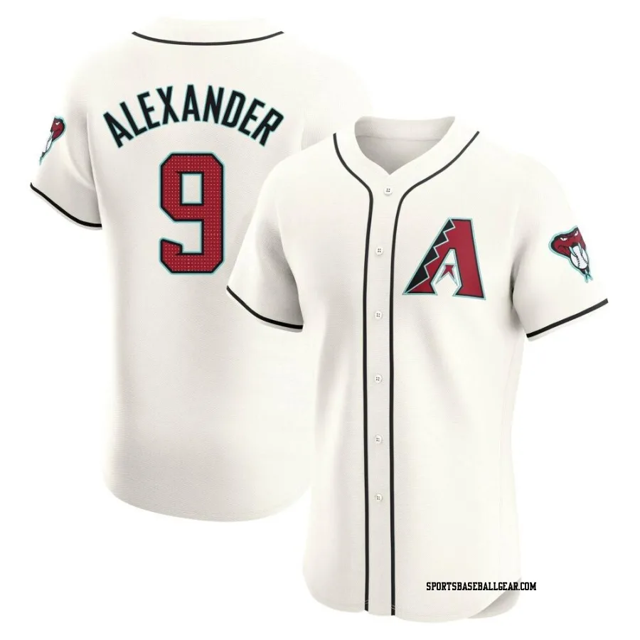 Blaze Alexander Men's Arizona Diamondbacks Cream Elite Home Jersey