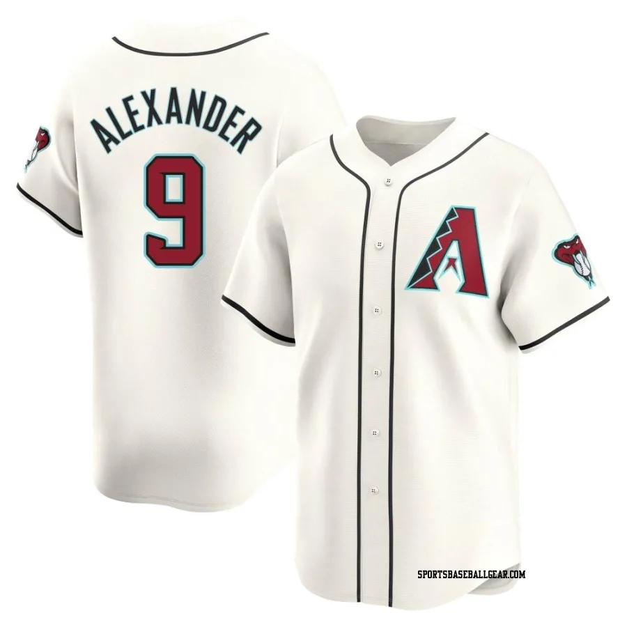 Blaze Alexander Men's Arizona Diamondbacks White Limited Home Jersey