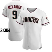 Blaze Alexander Men's Arizona Diamondbacks White/Crimson Authentic Home Jersey