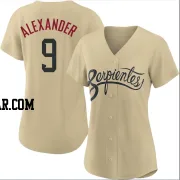 Blaze Alexander Women's Arizona Diamondbacks Gold Authentic 2021 City Connect Cool Base Jersey