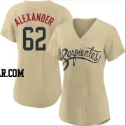 Blaze Alexander Women's Arizona Diamondbacks Gold Authentic 2021 City Connect Cool Base Jersey