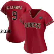 Blaze Alexander Women's Arizona Diamondbacks Red Authentic Alternate 2023 World Series Jersey