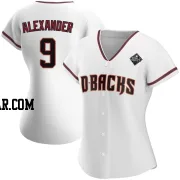 Blaze Alexander Women's Arizona Diamondbacks White Authentic Home 2023 World Series Jersey