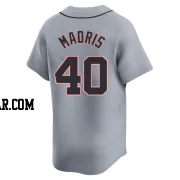 Bligh Madris Men's Detroit Tigers Gray Limited Road Jersey