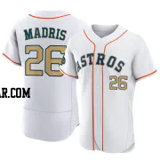 Bligh Madris Men's Houston Astros Gold Authentic White 2023 Collection Jersey