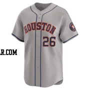 Bligh Madris Men's Houston Astros Gray Limited Away Jersey