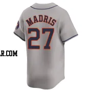 Bligh Madris Men's Houston Astros Gray Limited Away Jersey