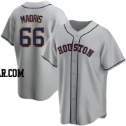 Bligh Madris Men's Houston Astros Gray Replica Road Jersey