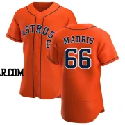 Bligh Madris Men's Houston Astros Orange Authentic Alternate Jersey