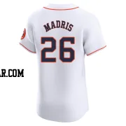 Bligh Madris Men's Houston Astros White Elite Home Jersey