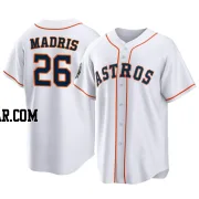 Bligh Madris Men's Houston Astros White Replica 2022 World Series Home Jersey