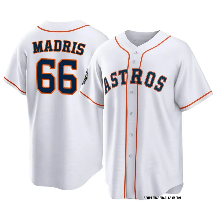 Bligh Madris Men's Houston Astros White Replica 2022 World Series Home Jersey