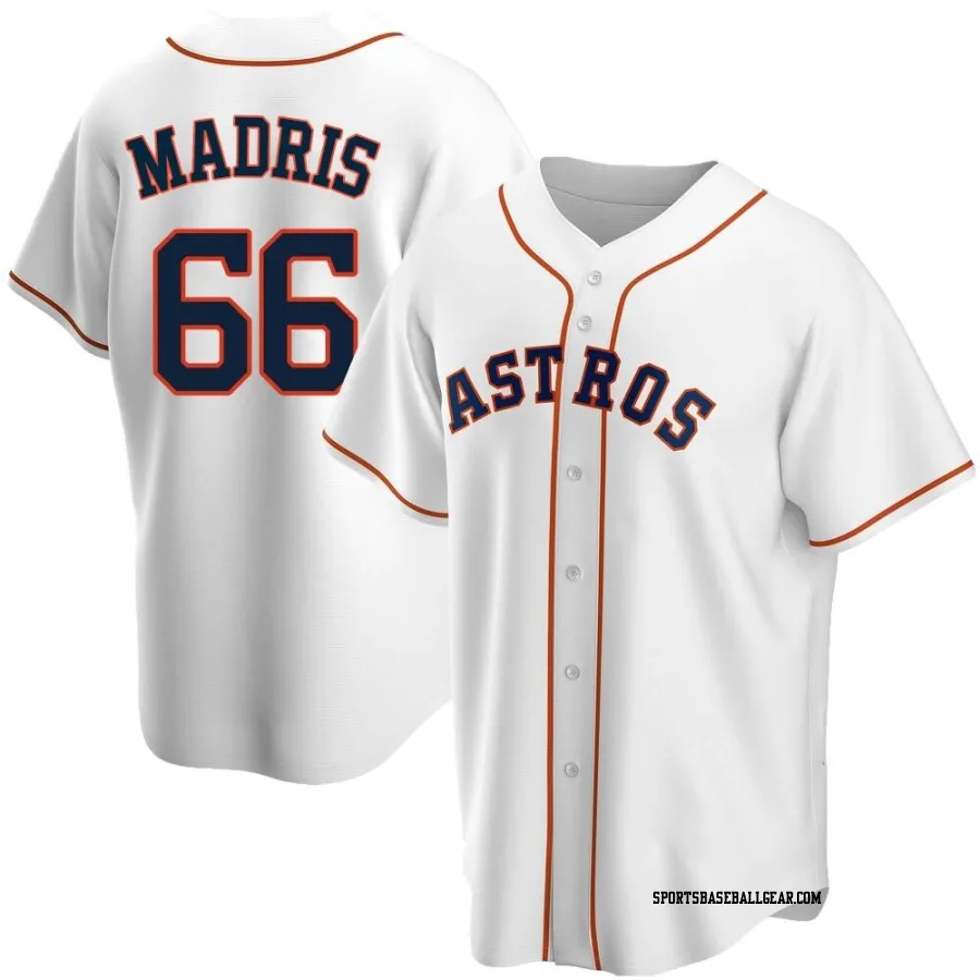 Bligh Madris Men's Houston Astros White Replica Home Jersey