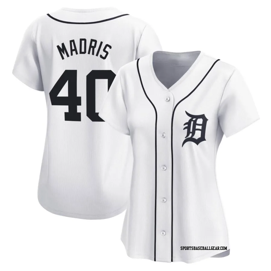 Bligh Madris Women's Detroit Tigers White Limited Home Jersey