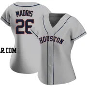 Bligh Madris Women's Houston Astros Gray Authentic Road 2020 Jersey