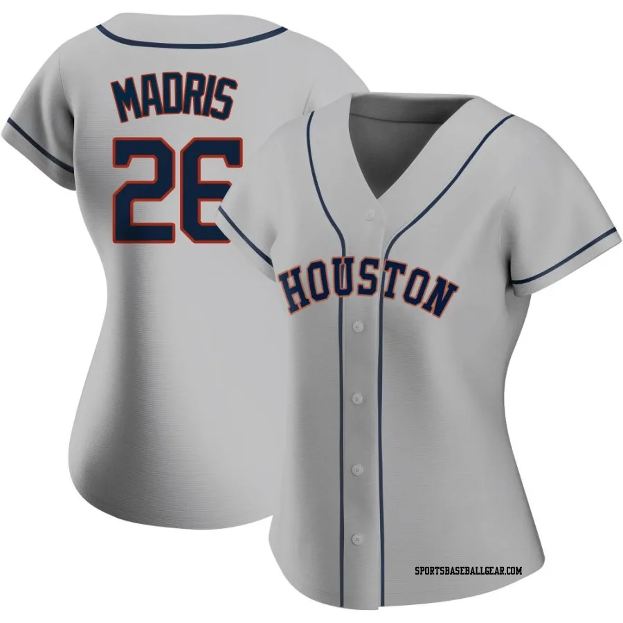 Bligh Madris Women's Houston Astros Gray Authentic Road 2020 Jersey