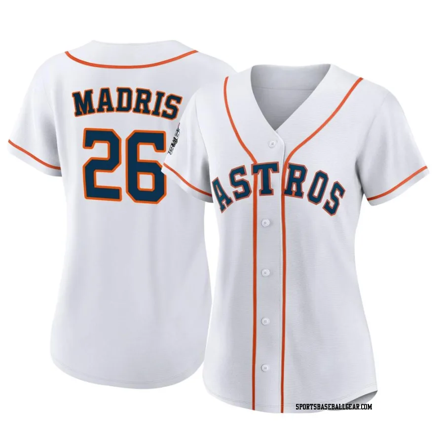 Bligh Madris Women's Houston Astros White Authentic 2022 World Series Home Jersey