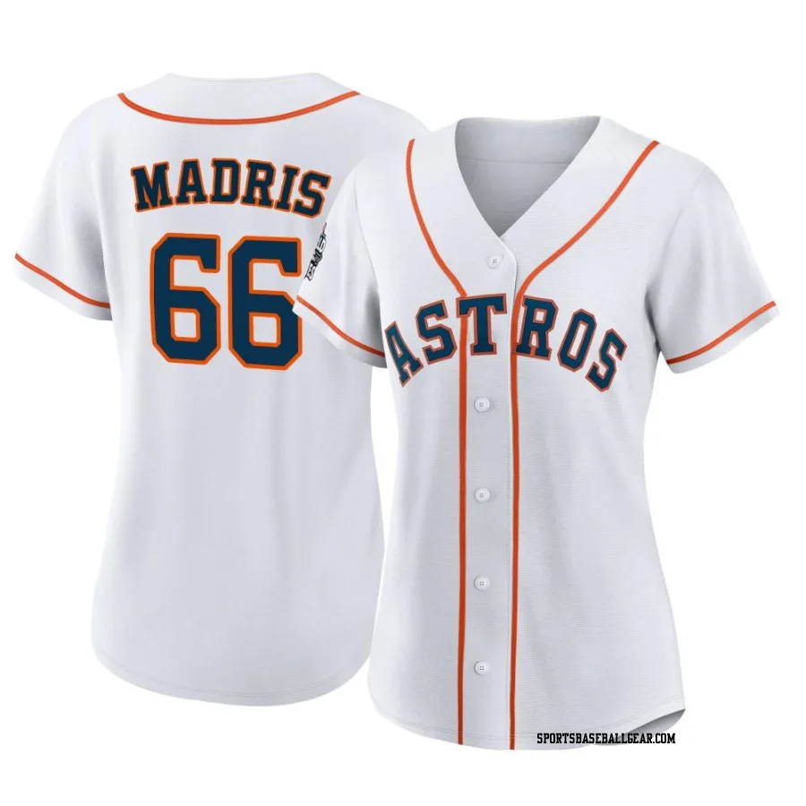 Bligh Madris Women's Houston Astros White Authentic 2022 World Series Home Jersey