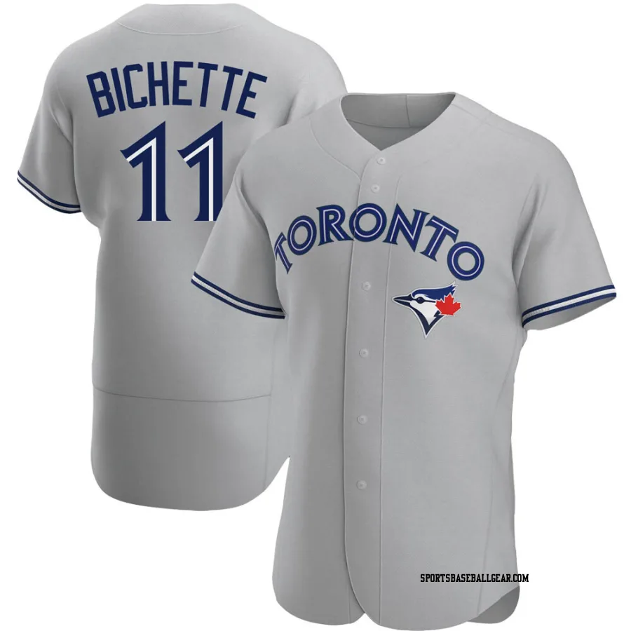 Bo Bichette Men's Toronto Blue Jays Gray Authentic Road Jersey