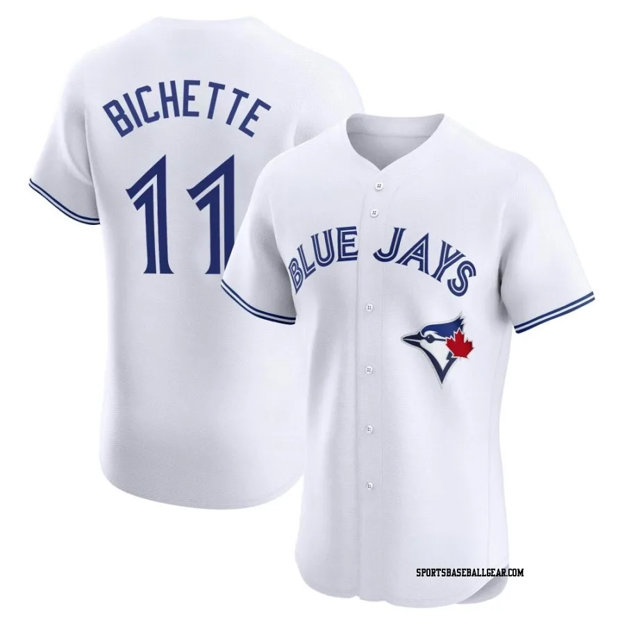 Bo Bichette Men's Toronto Blue Jays White Elite Home Jersey