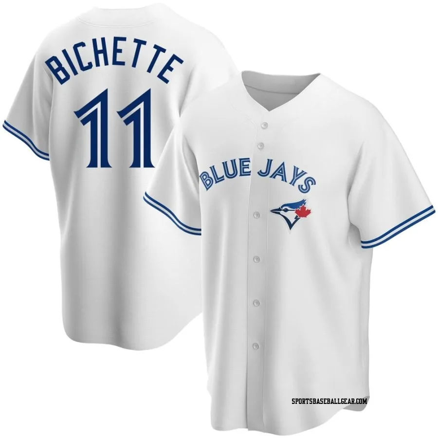 Bo Bichette Men's Toronto Blue Jays White Replica Home Jersey