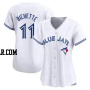 Bo Bichette Women's Toronto Blue Jays White Limited Home Jersey