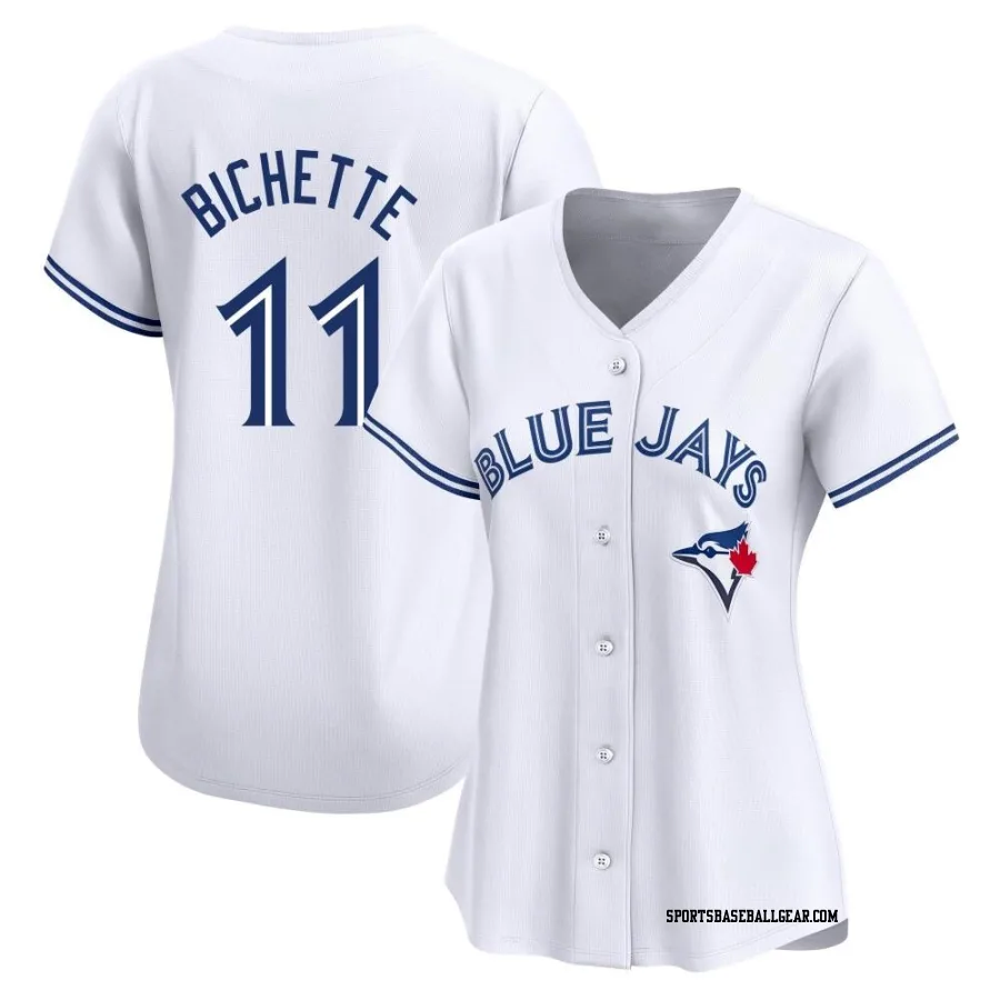 Bo Bichette Women's Toronto Blue Jays White Limited Home Jersey