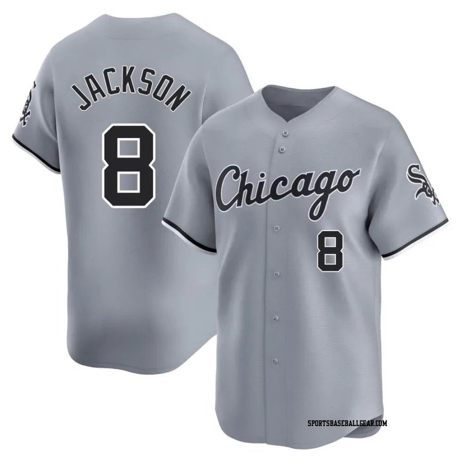 Bo Jackson Men's Chicago White Sox Gray Limited Road Jersey