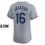 Bo Jackson Men's Kansas City Royals Gray Elite Road Jersey