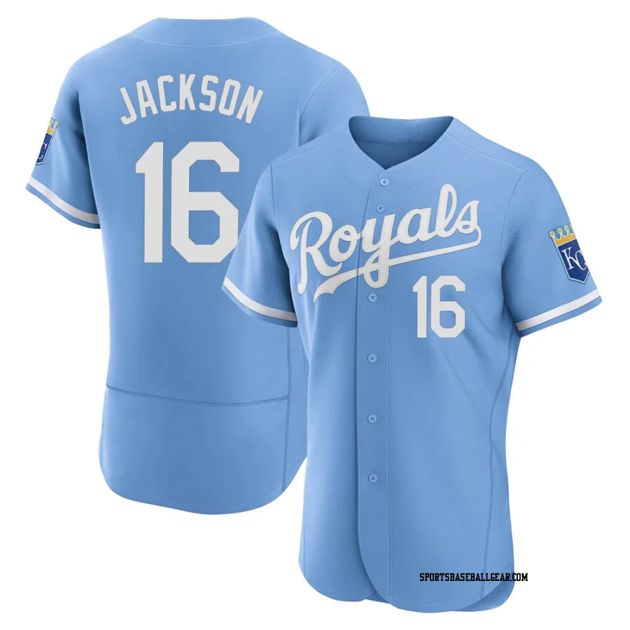 Bo Jackson Men's Kansas City Royals Light Blue Authentic 2022 Alternate Jersey