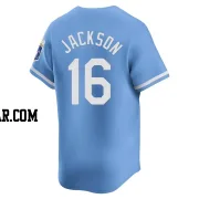 Bo Jackson Men's Kansas City Royals Light Blue Limited Alternate Jersey