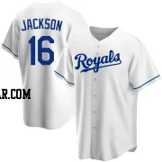 Bo Jackson Men's Kansas City Royals White Replica Home Jersey