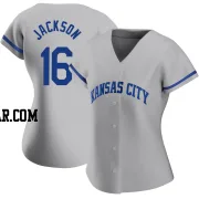 Bo Jackson Women's Kansas City Royals Gray Authentic 2022 Road Jersey