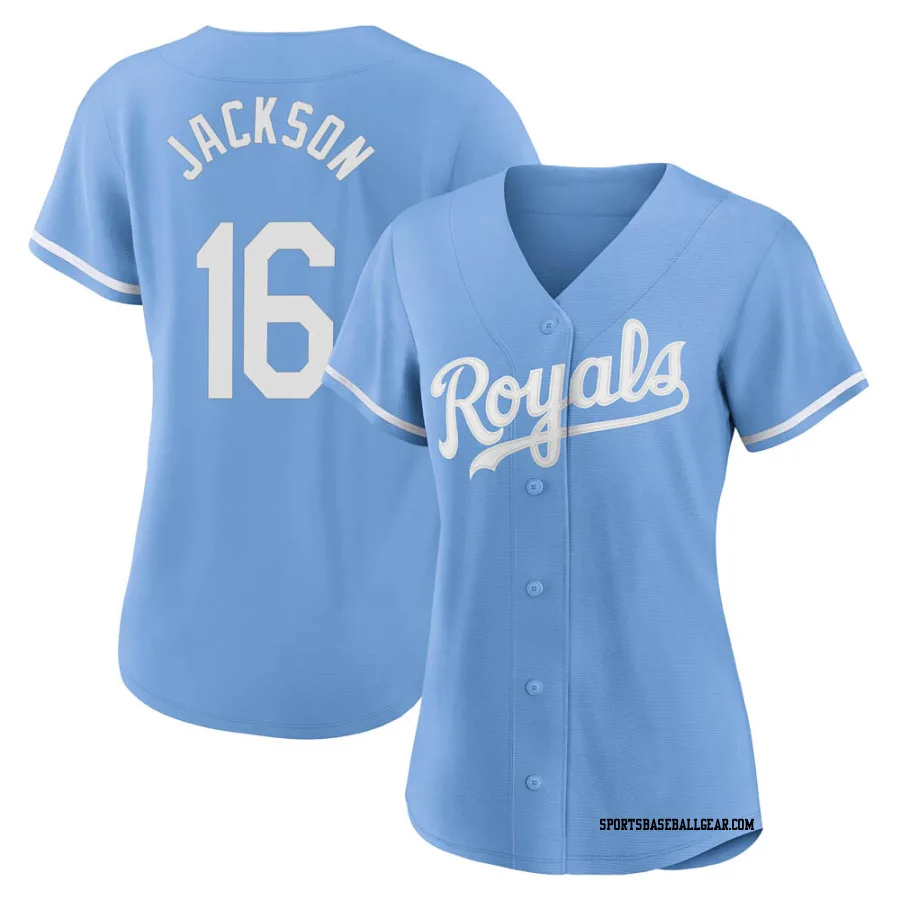 Bo Jackson Women's Kansas City Royals Light Blue Authentic 2022 Alternate Jersey