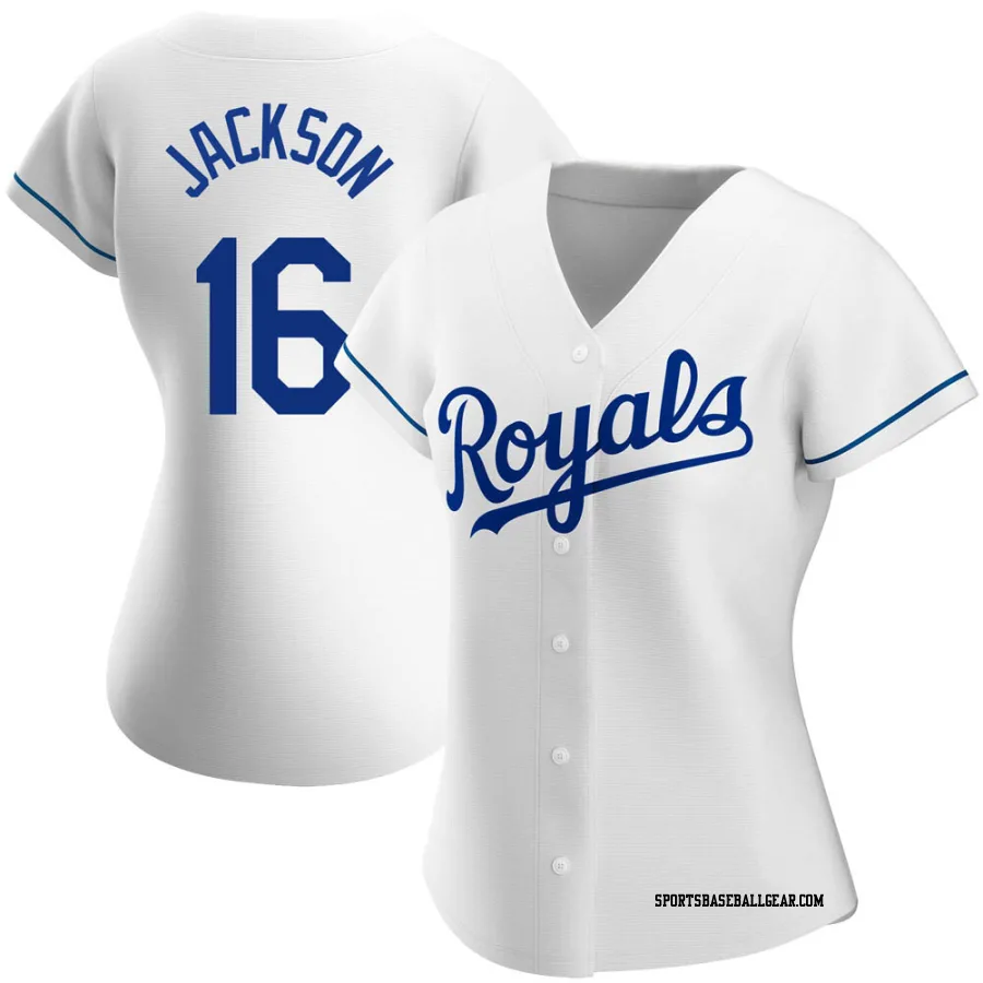 Bo Jackson Women's Kansas City Royals White Authentic Home Jersey