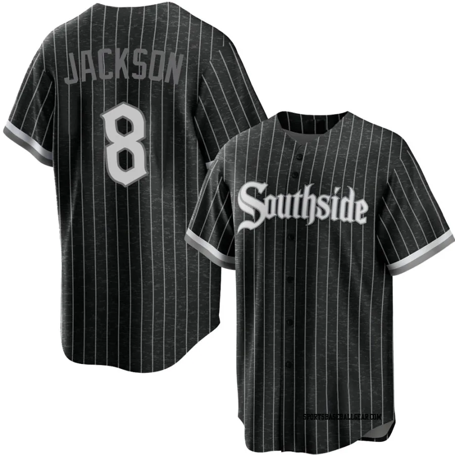 Bo Jackson Youth Chicago White Sox Black Replica 2021 City Connect Jersey