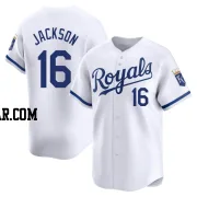 Bo Jackson Youth Kansas City Royals White Limited Home Jersey