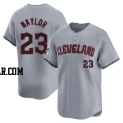 Bo Naylor Men's Cleveland Guardians Gray Limited Road Jersey