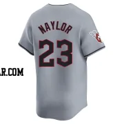 Bo Naylor Men's Cleveland Guardians Gray Limited Road Jersey