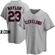 Bo Naylor Men's Cleveland Guardians Gray Replica Road Jersey