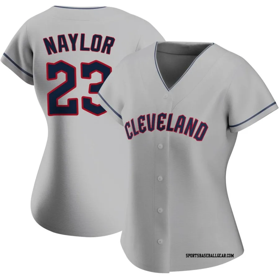 Bo Naylor Women's Cleveland Guardians Gray Authentic Road Jersey