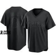 Bob Boone Men's Philadelphia Phillies Black Replica Pitch Fashion Jersey