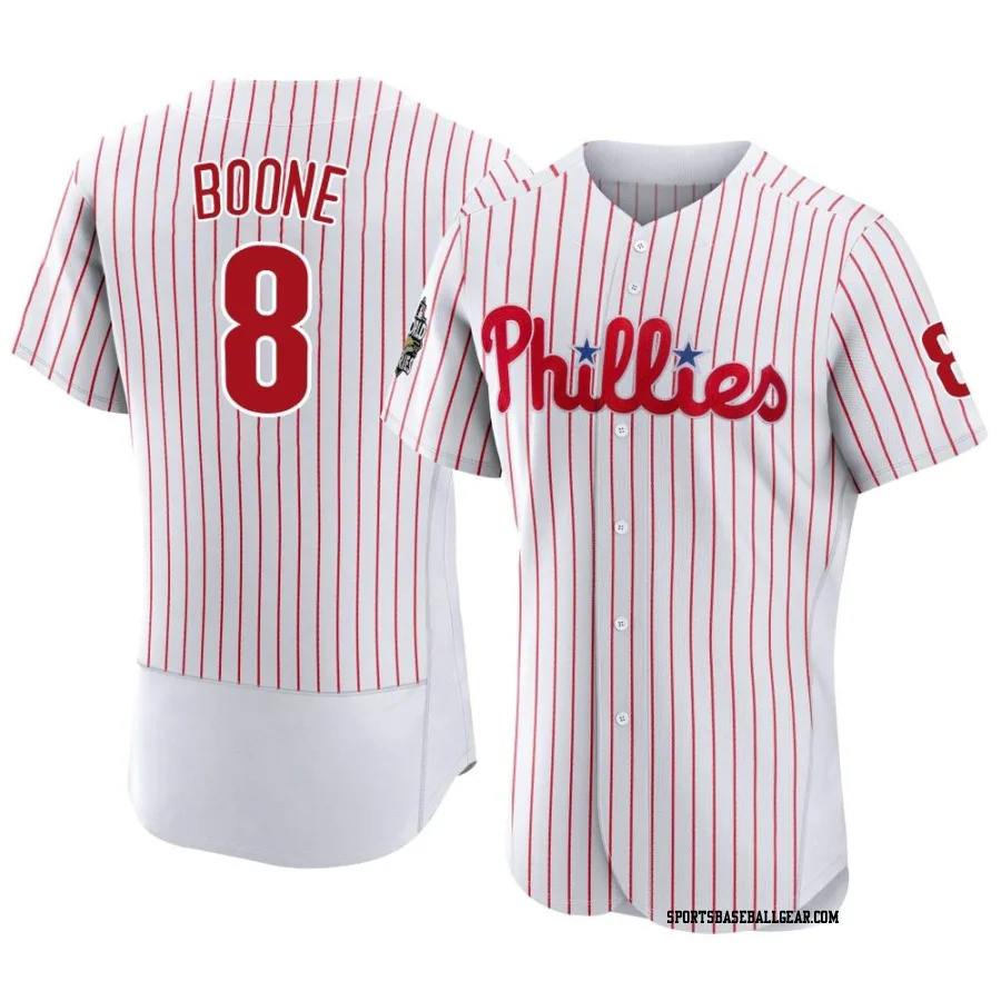 Bob Boone Men's Philadelphia Phillies White Authentic 2022 World Series Home Jersey